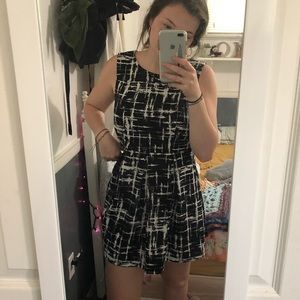 Black and white dress